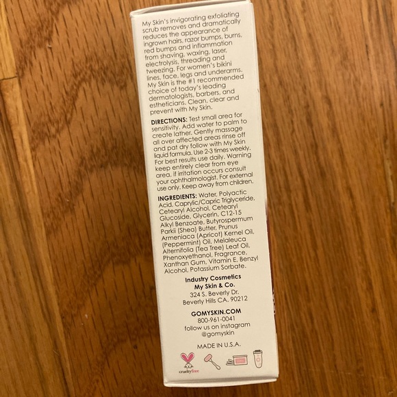 My Skin & Co. Scrub for ingrown hairs, razor bumps, red bumps and inflam… - Picture 3 of 5